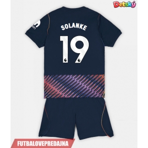 Lacne Dětský Futbalové dres Tottenham Hotspur Dominic Solanke #19 2026-27 Krátky Rukáv - Preč (+ trenírky)